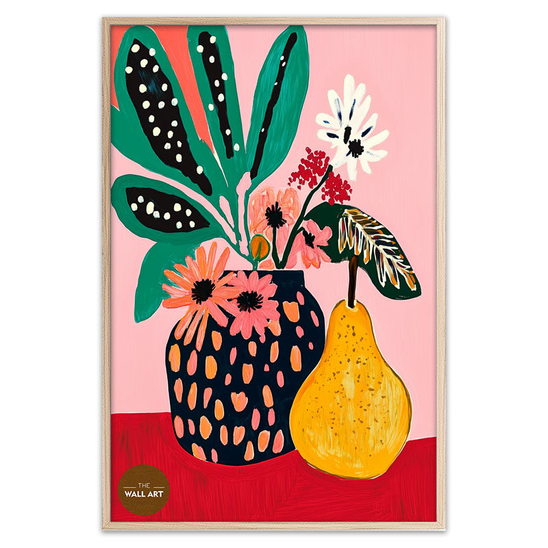STILL LIFE OF PEAR AND VASE I