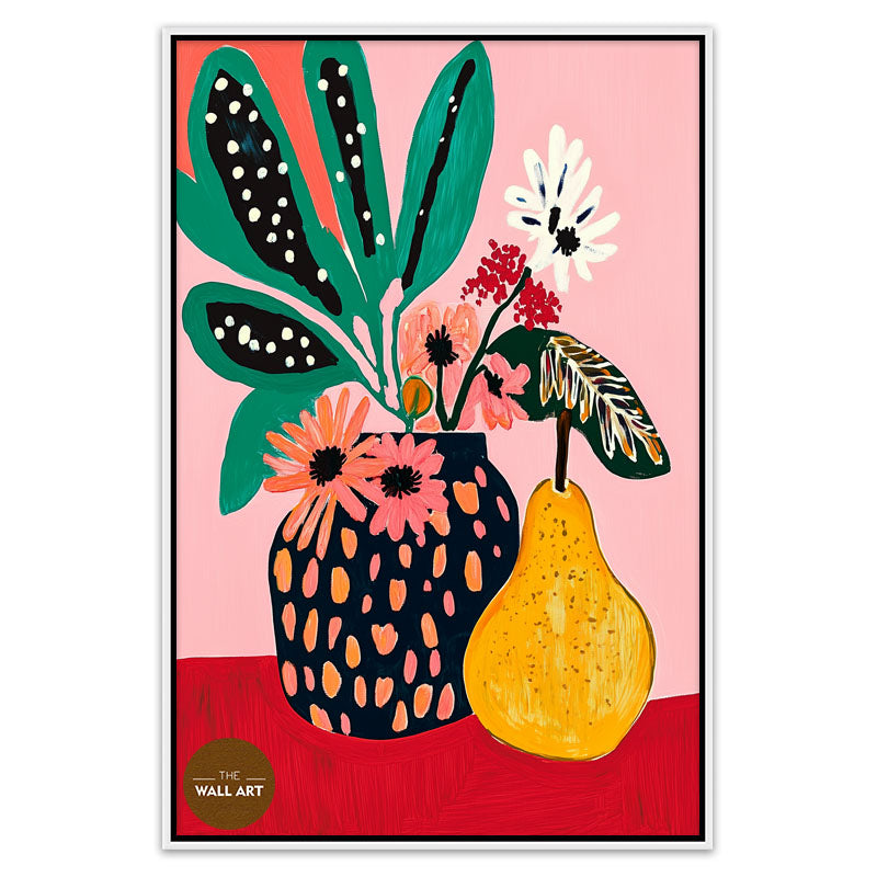 STILL LIFE OF PEAR AND VASE I