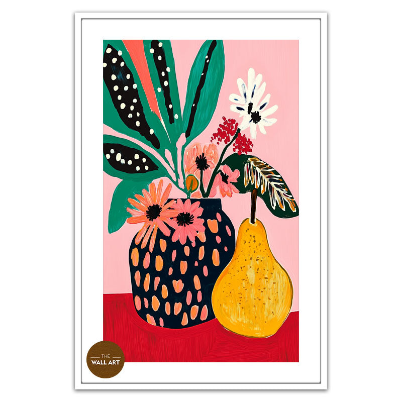 STILL LIFE OF PEAR AND VASE I