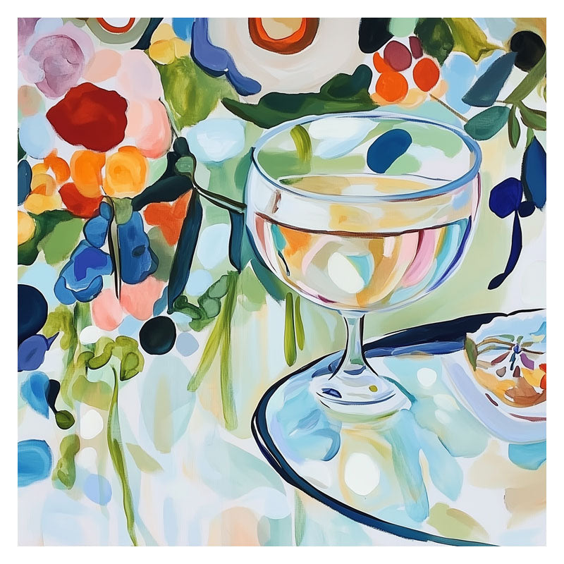 STILL LIFE OF WINE GLASS II