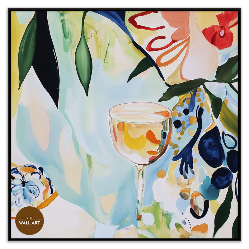 STILL LIFE OF WINE GLASS I