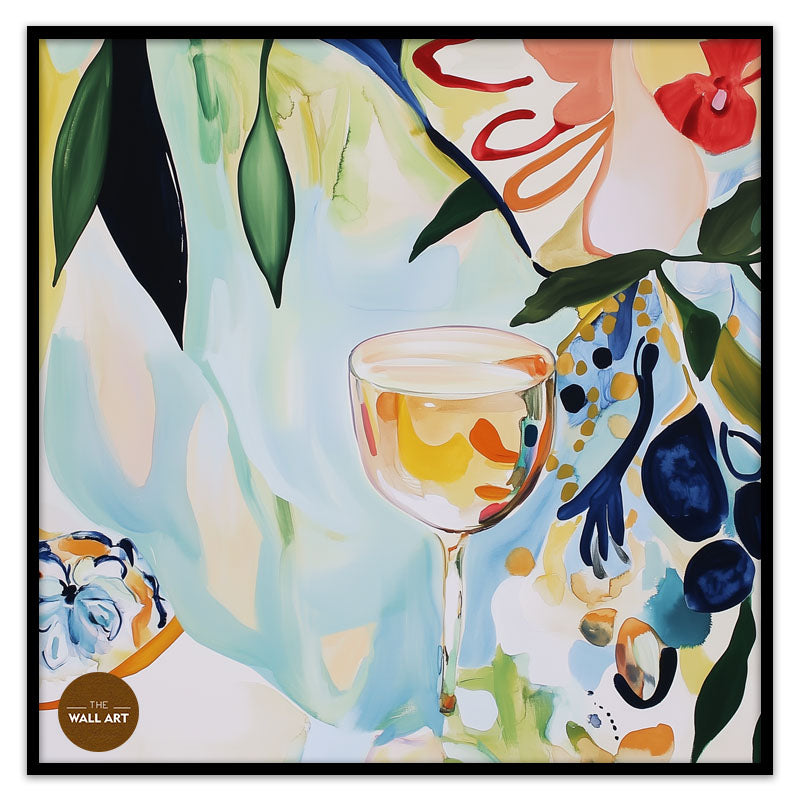 STILL LIFE OF WINE GLASS I
