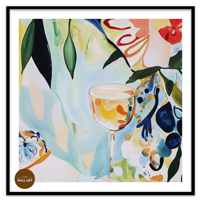 STILL LIFE OF WINE GLASS I