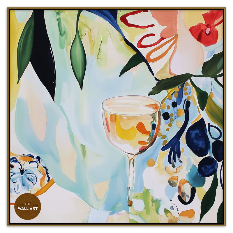 STILL LIFE OF WINE GLASS I