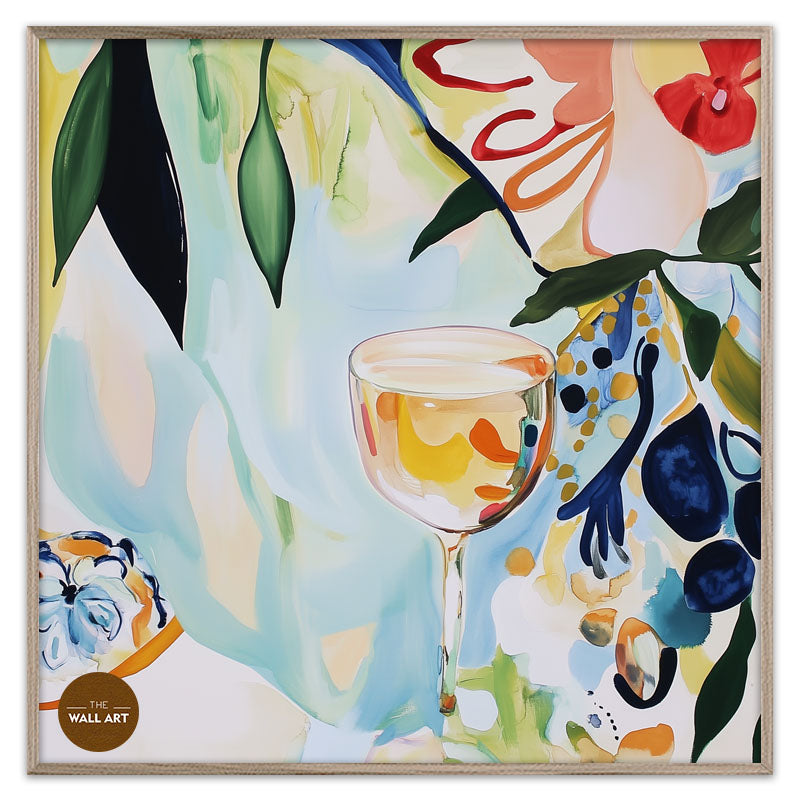 STILL LIFE OF WINE GLASS I