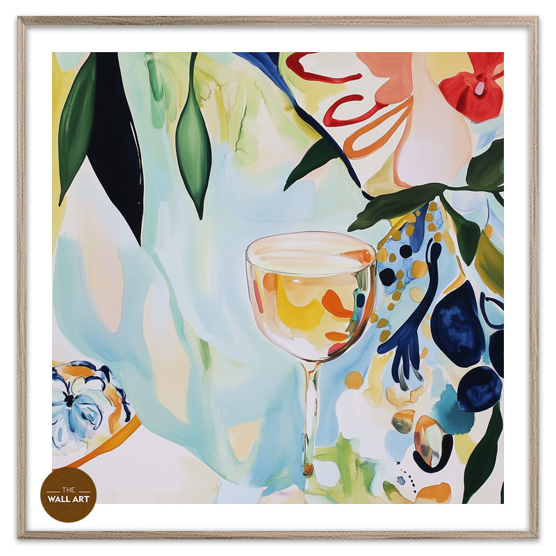 STILL LIFE OF WINE GLASS I
