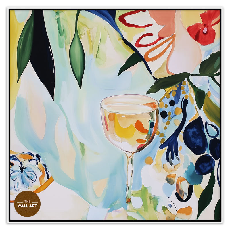 STILL LIFE OF WINE GLASS I