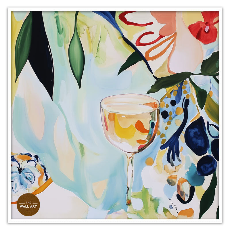 STILL LIFE OF WINE GLASS I