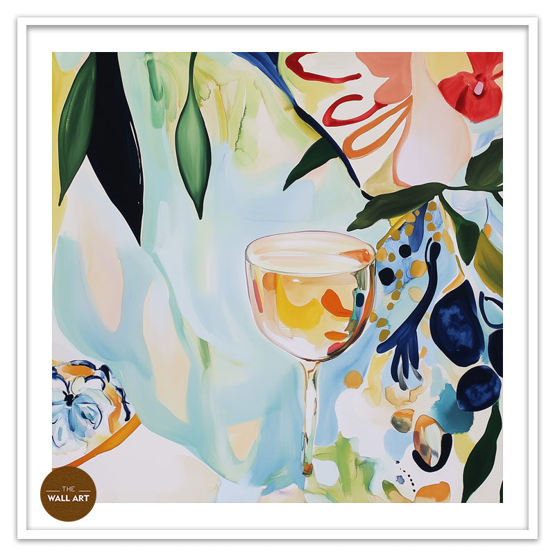 STILL LIFE OF WINE GLASS I