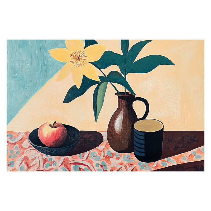 STILL LIFE OF YELLOW FLOWER