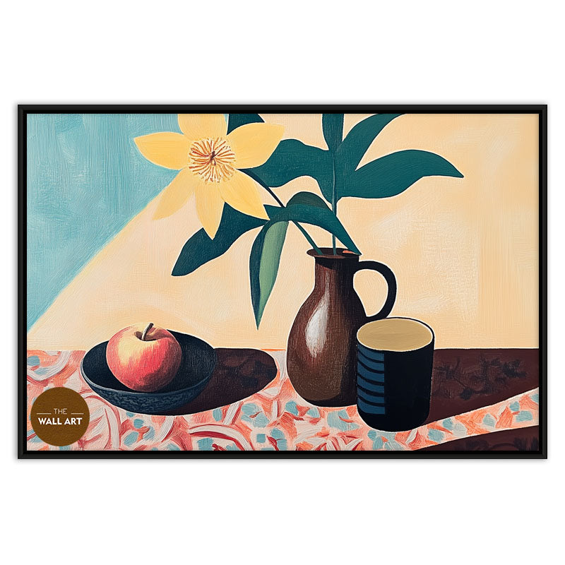 STILL LIFE OF YELLOW FLOWER