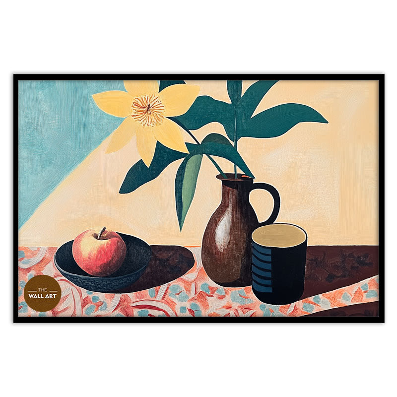 STILL LIFE OF YELLOW FLOWER