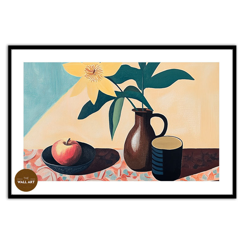 STILL LIFE OF YELLOW FLOWER