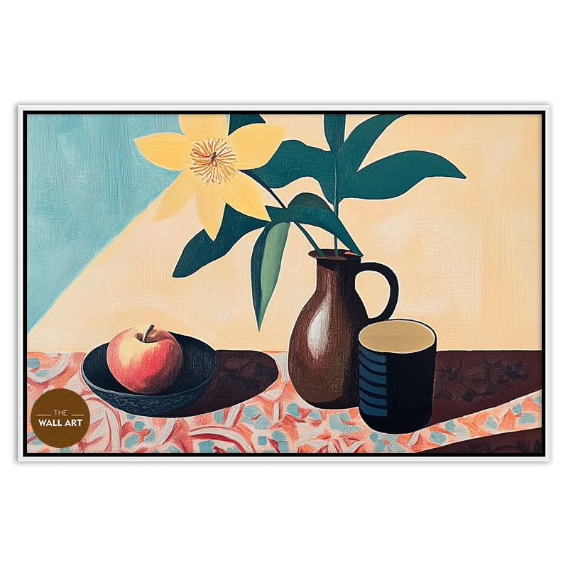 STILL LIFE OF YELLOW FLOWER