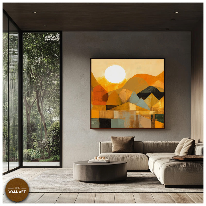 SUN ON GOLDEN HILL