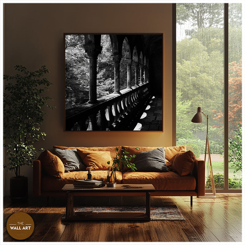 SUNLIT CASTLE BALCONY