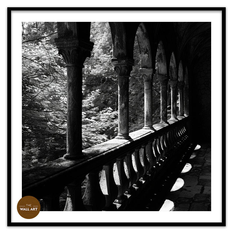 SUNLIT CASTLE BALCONY