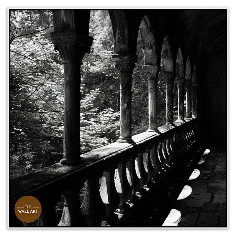 SUNLIT CASTLE BALCONY