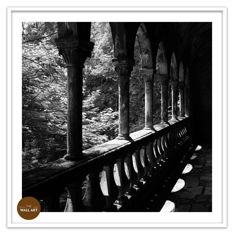 SUNLIT CASTLE BALCONY