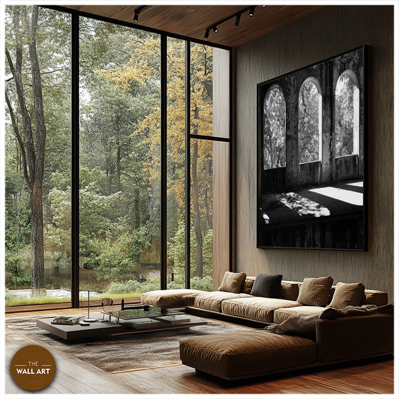 SUNLIT CASTLE WINDOW