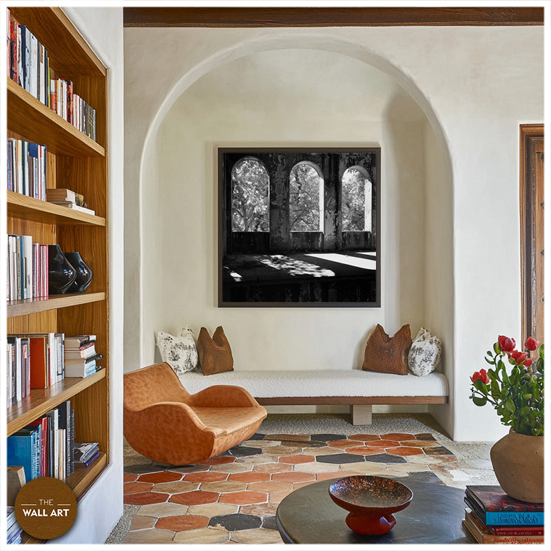 SUNLIT CASTLE WINDOW