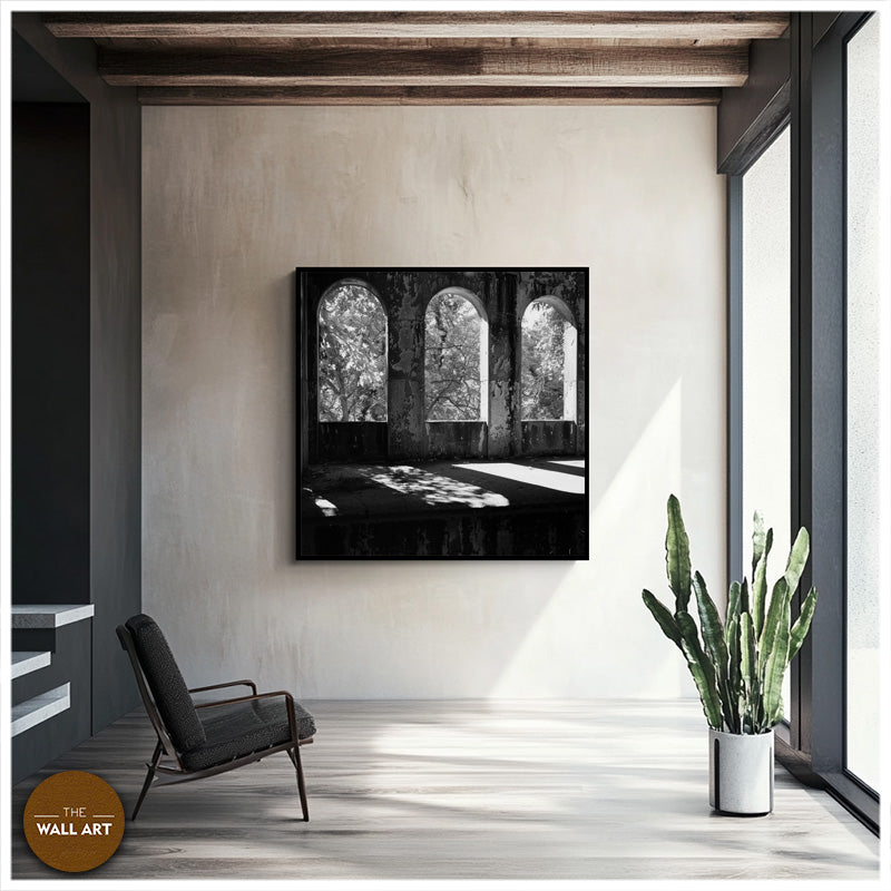 SUNLIT CASTLE WINDOW