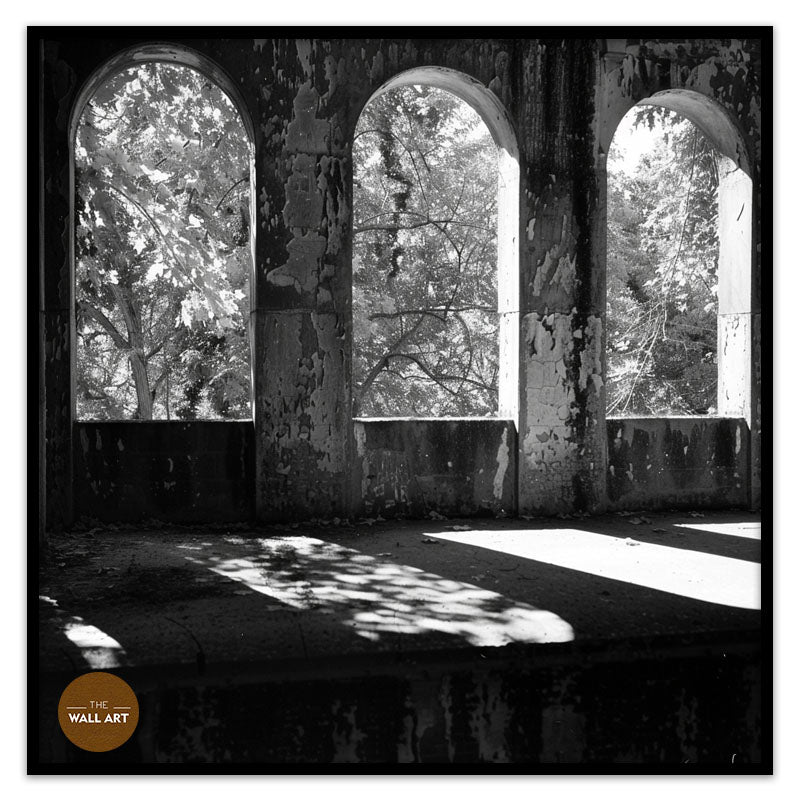 SUNLIT CASTLE WINDOW