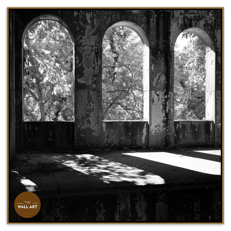 SUNLIT CASTLE WINDOW