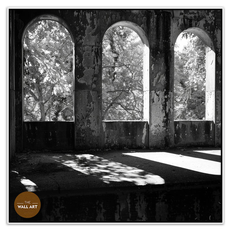 SUNLIT CASTLE WINDOW