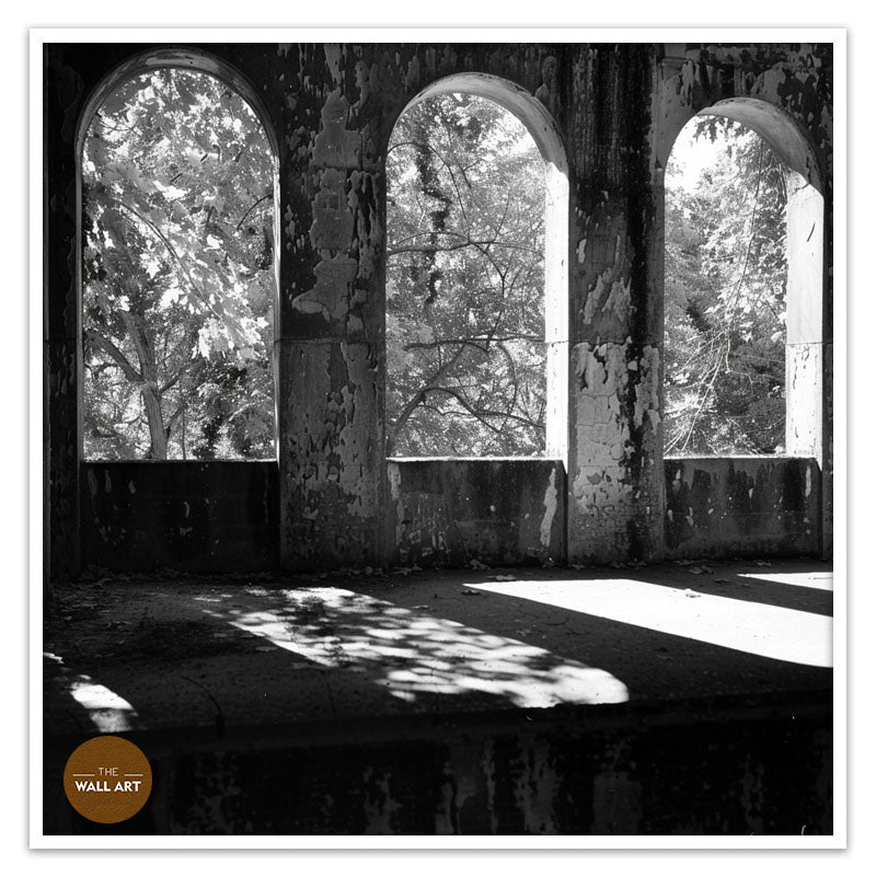 SUNLIT CASTLE WINDOW