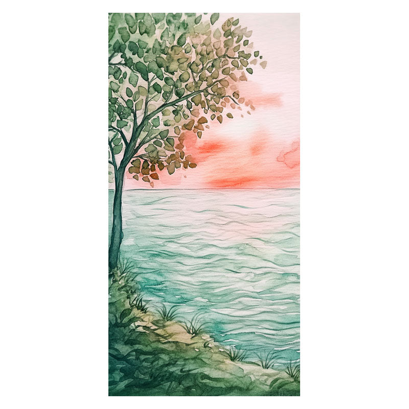 TREE ON RIVER BANK