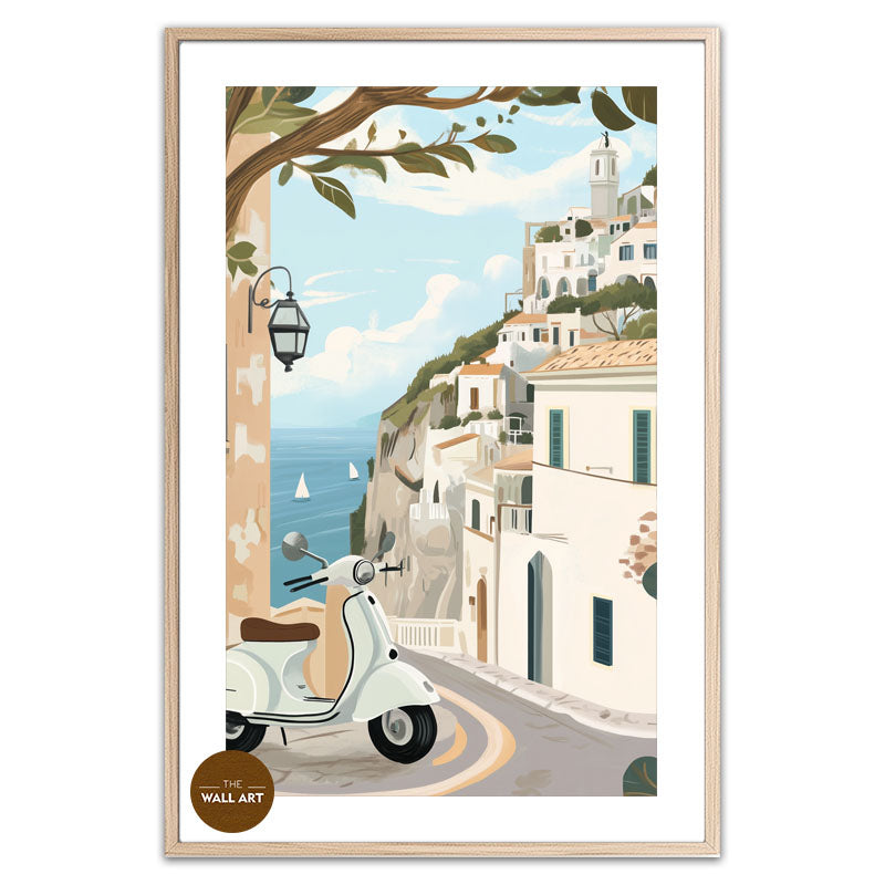 VESPA IN SEA VIEW I