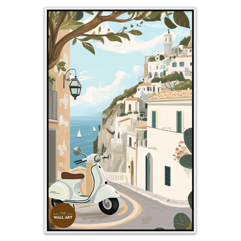 VESPA IN SEA VIEW I