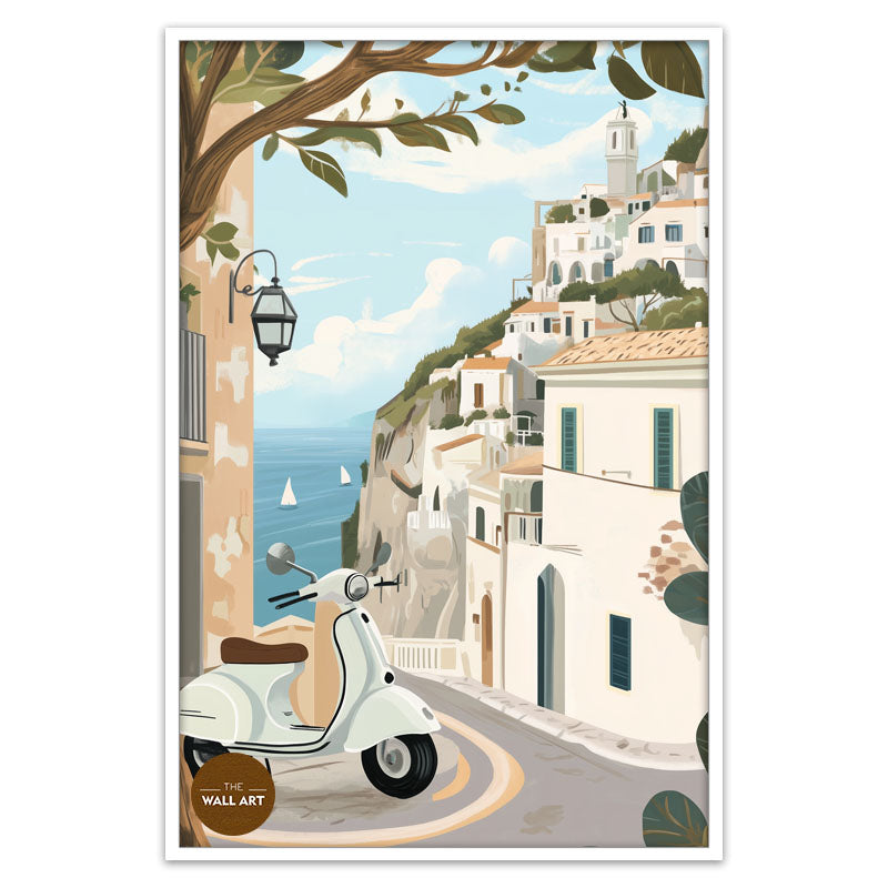 VESPA IN SEA VIEW I