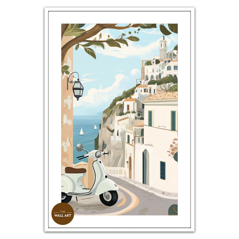 VESPA IN SEA VIEW I