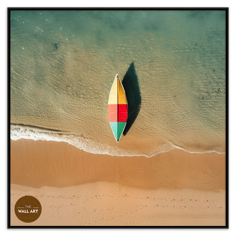 VIBRANT BOAT ON BEACH III