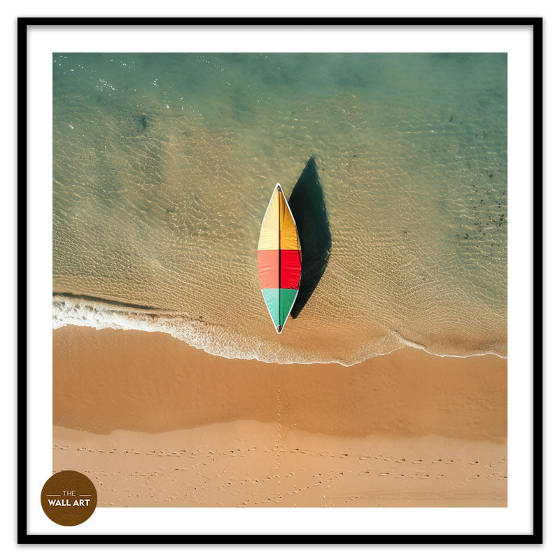VIBRANT BOAT ON BEACH III