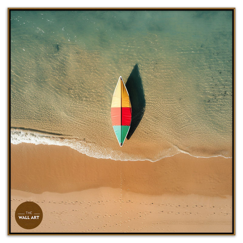 VIBRANT BOAT ON BEACH III