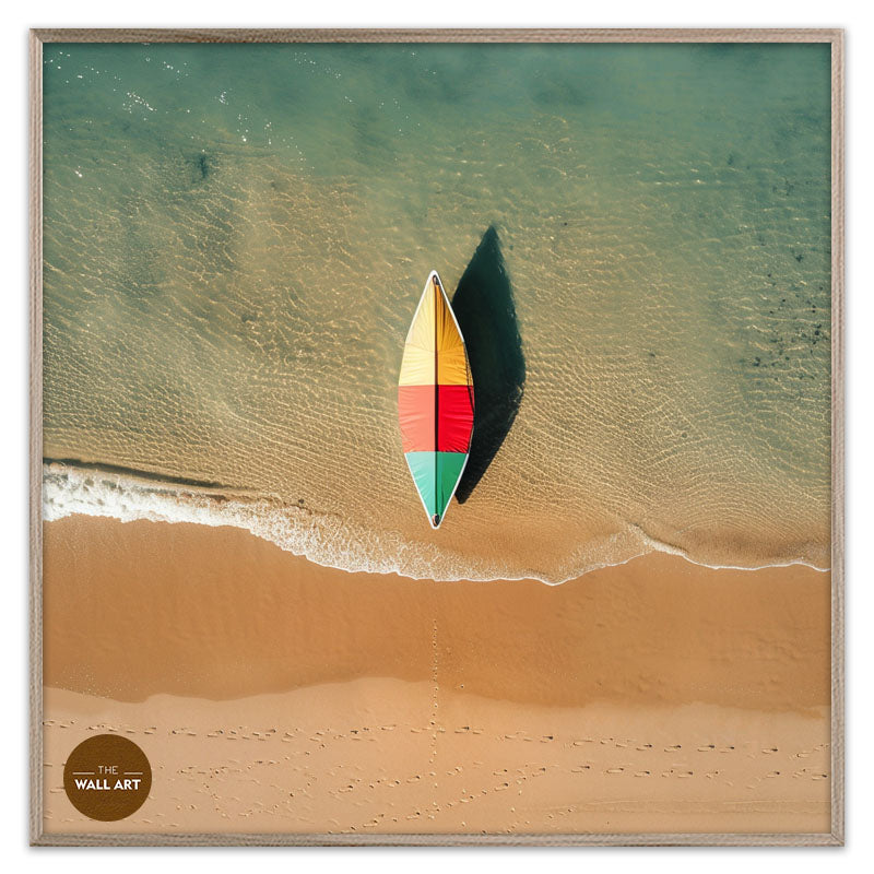 VIBRANT BOAT ON BEACH III