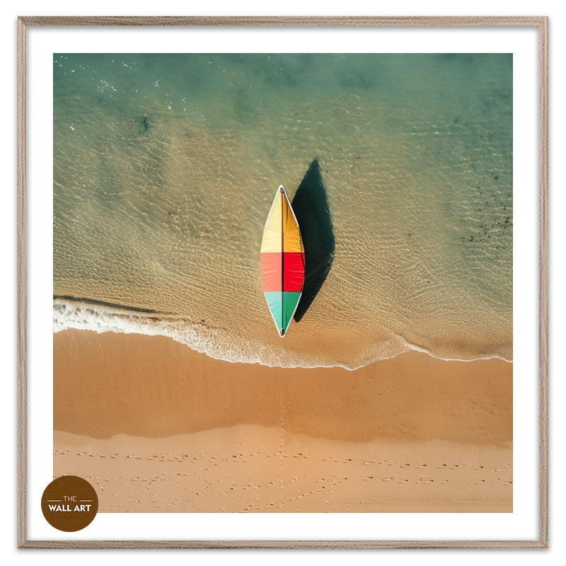 VIBRANT BOAT ON BEACH III