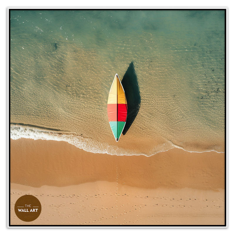 VIBRANT BOAT ON BEACH III