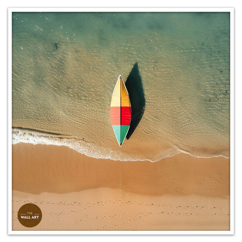 VIBRANT BOAT ON BEACH III
