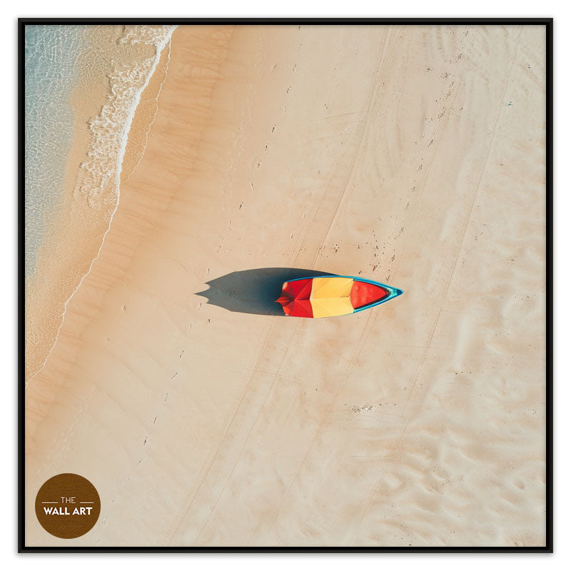 VIBRANT BOAT ON BEACH II