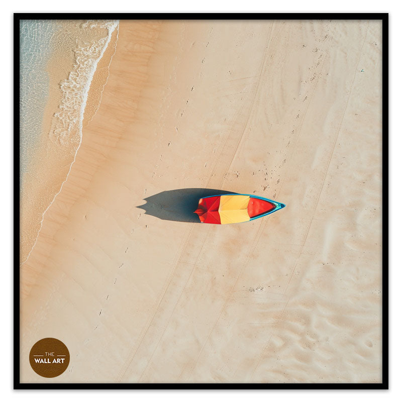 VIBRANT BOAT ON BEACH II