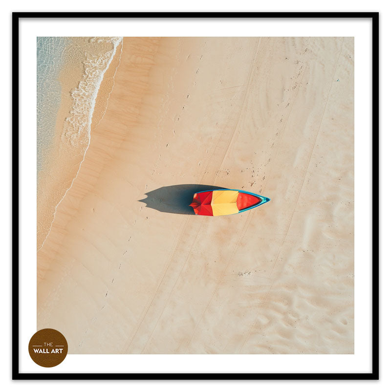 VIBRANT BOAT ON BEACH II