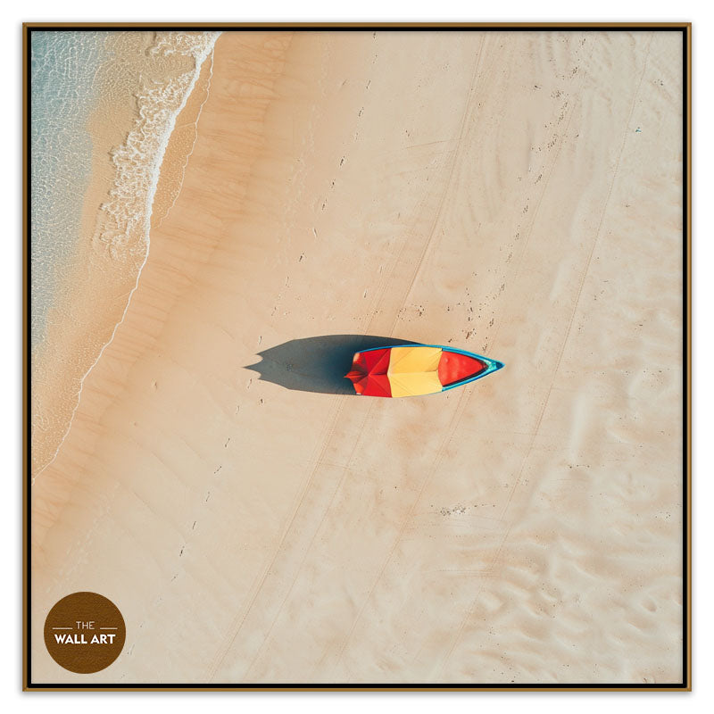 VIBRANT BOAT ON BEACH II