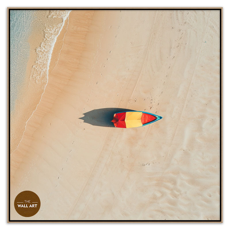 VIBRANT BOAT ON BEACH II