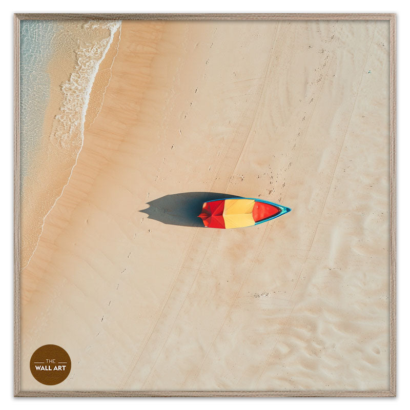 VIBRANT BOAT ON BEACH II