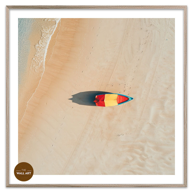 VIBRANT BOAT ON BEACH II