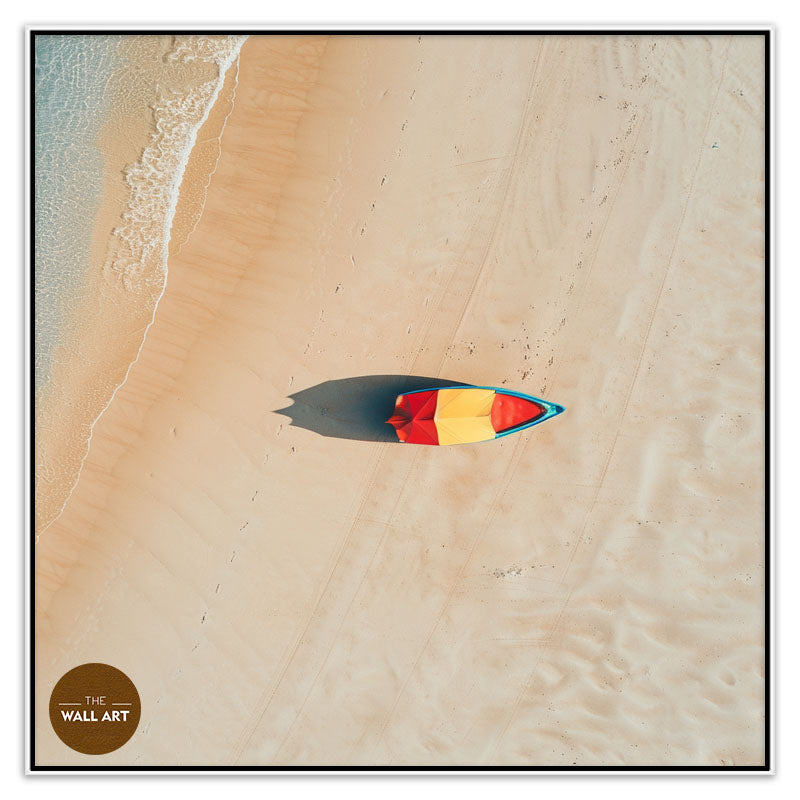 VIBRANT BOAT ON BEACH II